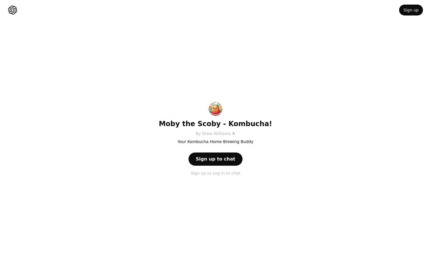 ChatGPT - Moby the Scoby - Kombucha! Website