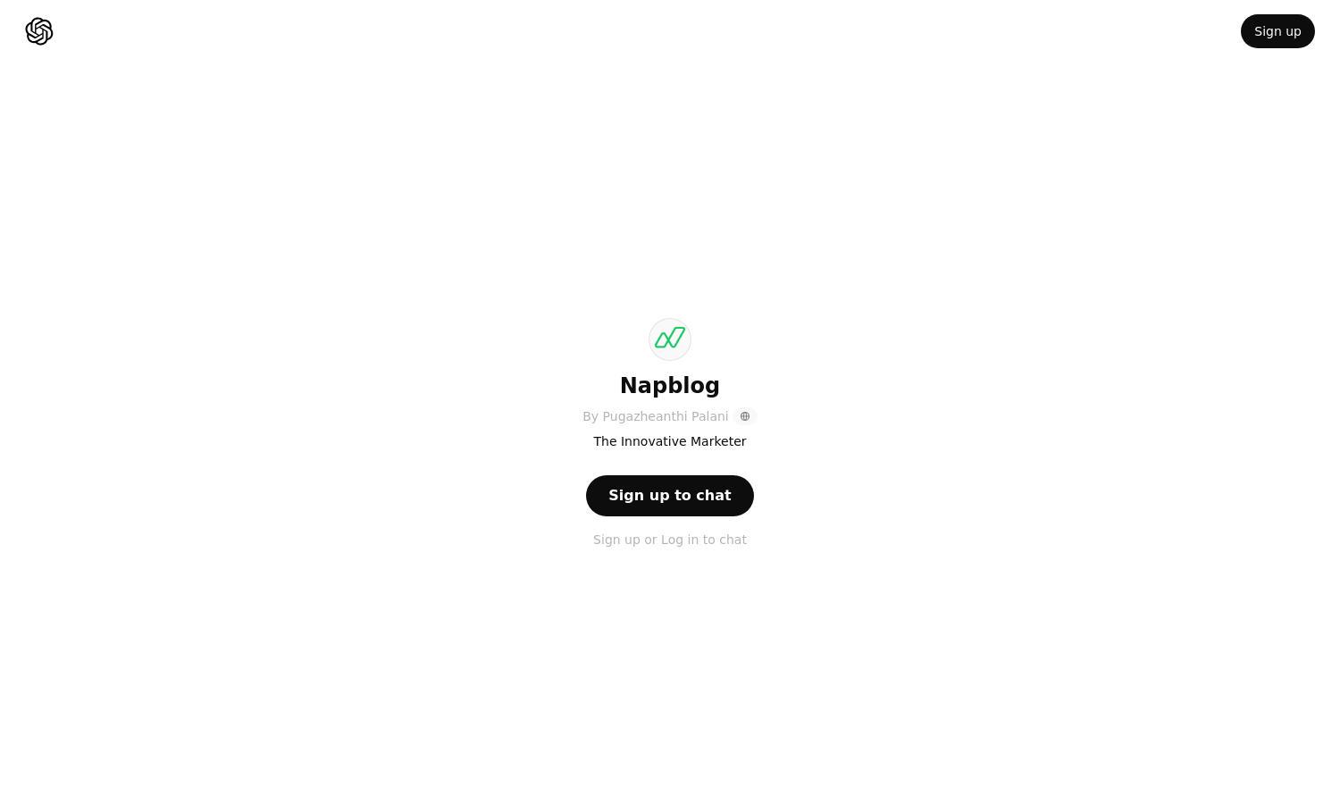 ChatGPT - Napblog Website