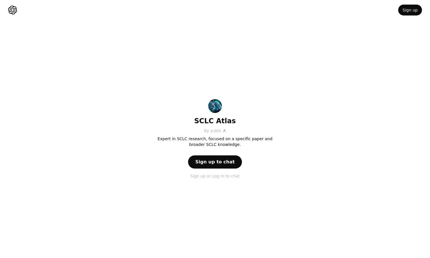 ChatGPT - SCLC Atlas Website