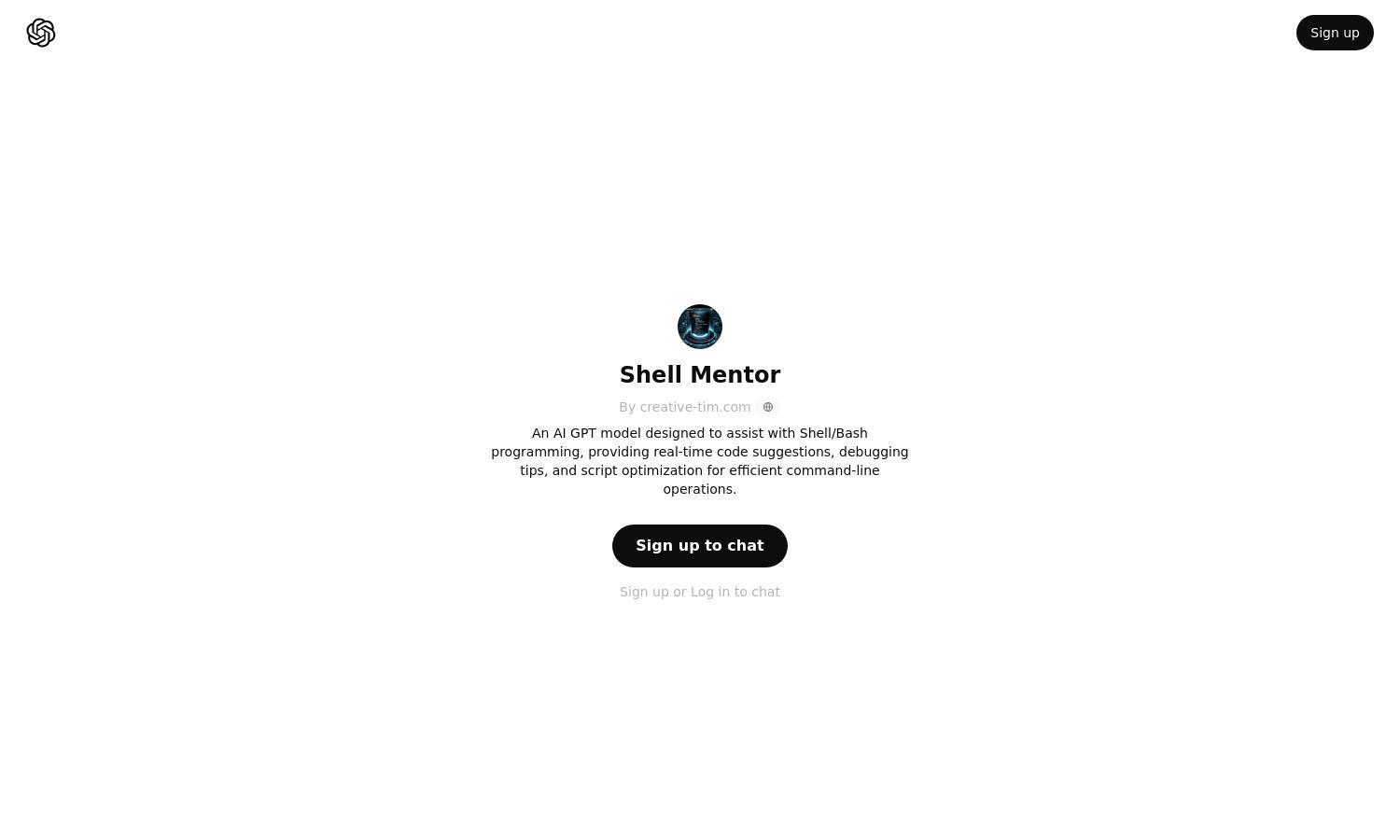 ChatGPT - Shell Mentor Website