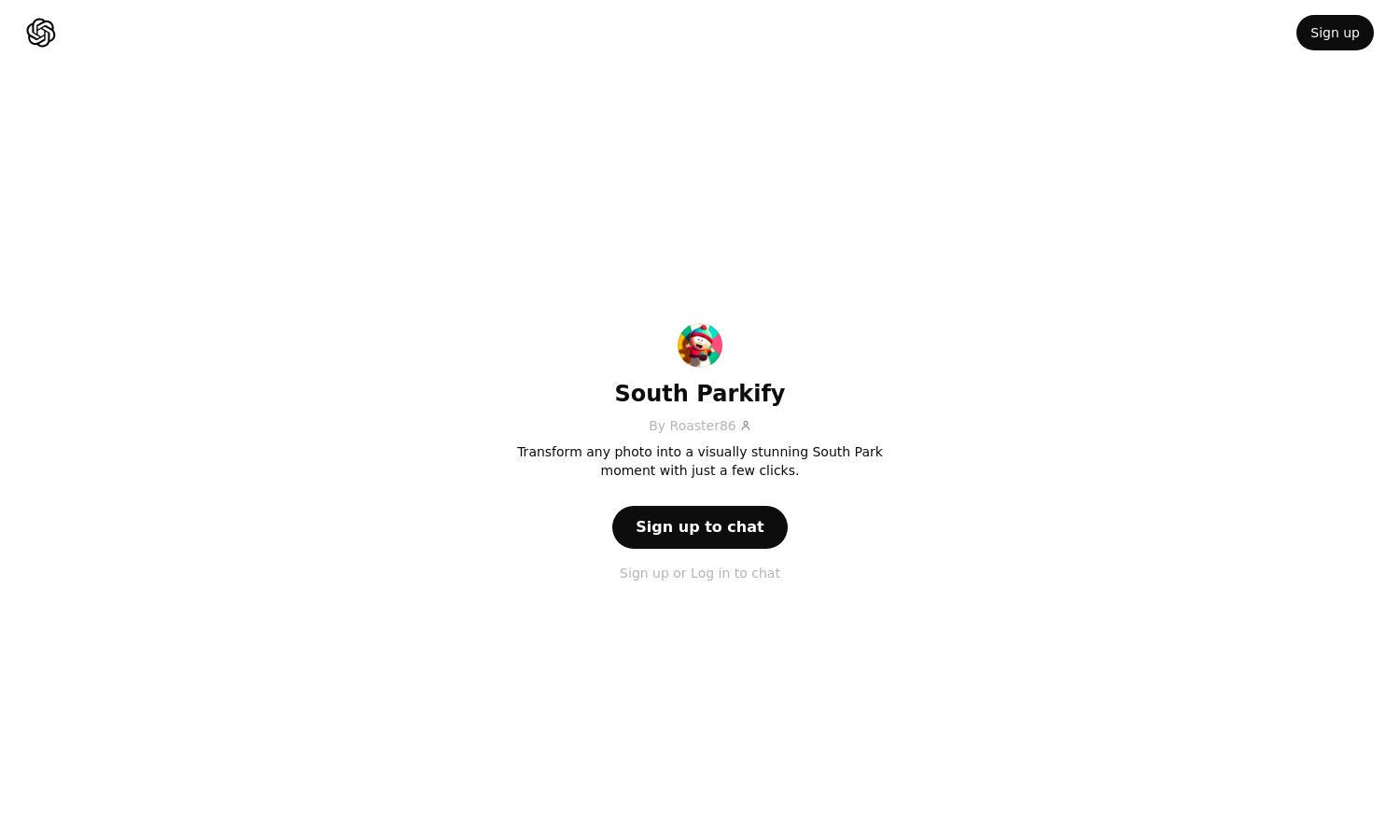 ChatGPT - South Parkify Website