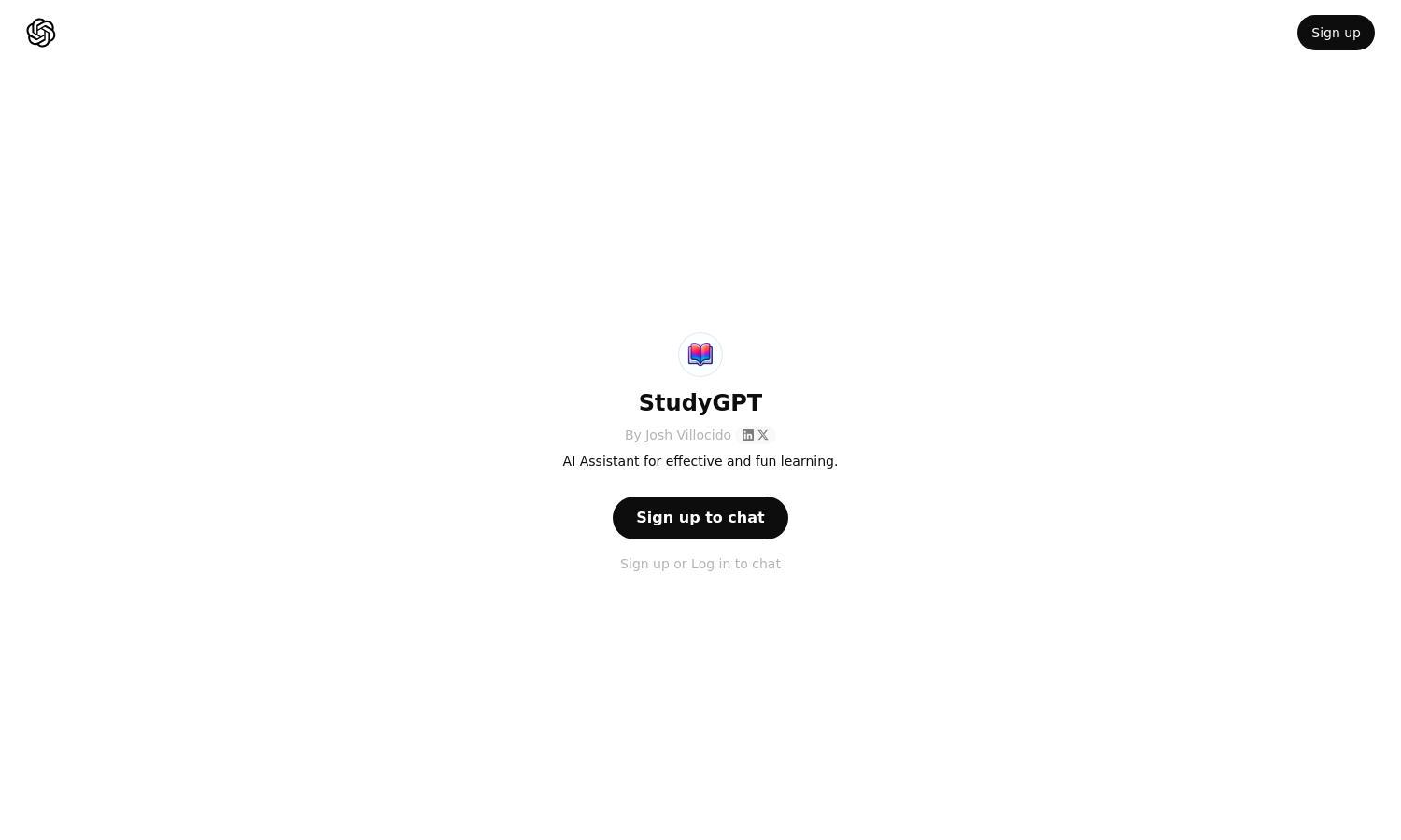 ChatGPT - StudyGPT Website