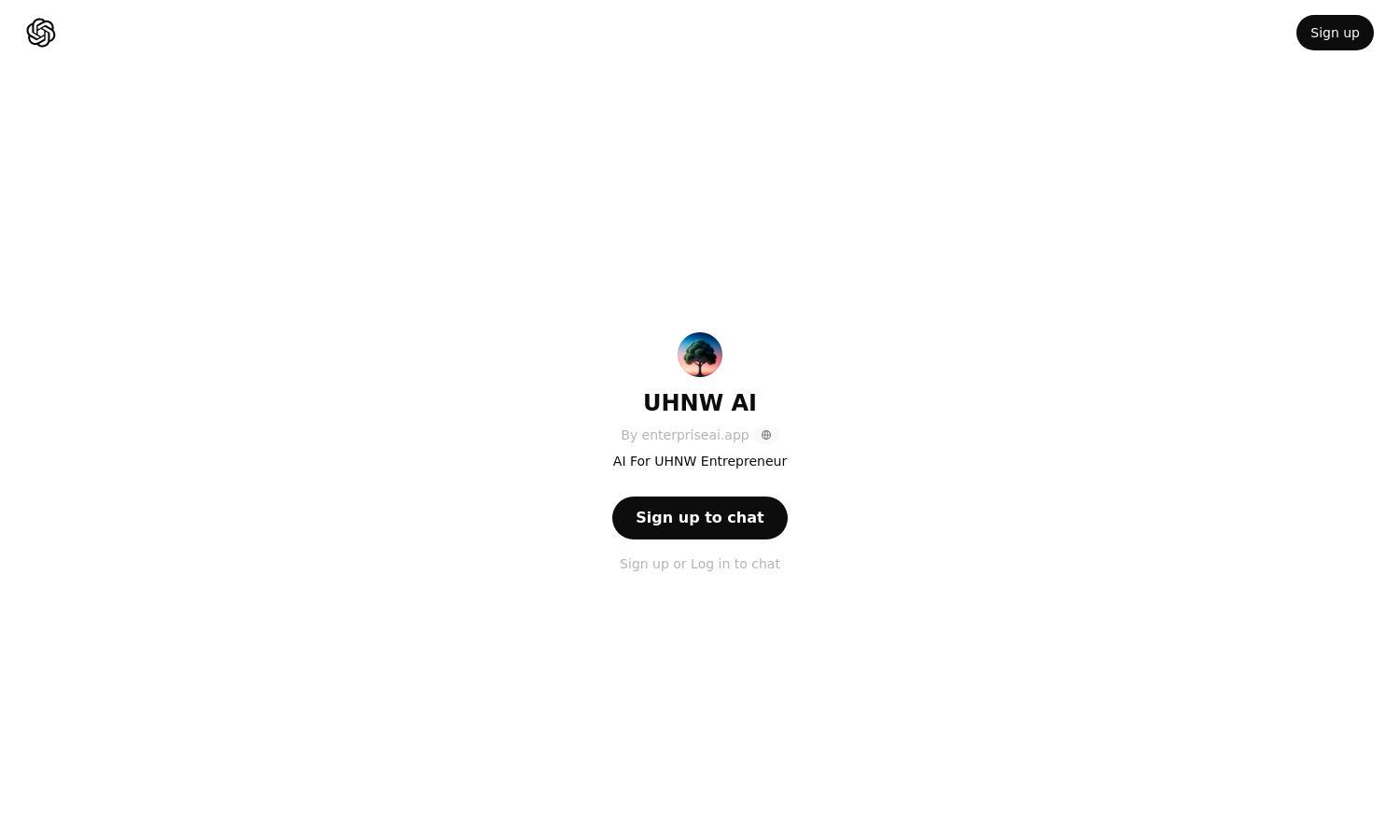 ChatGPT - UHNW AI Website