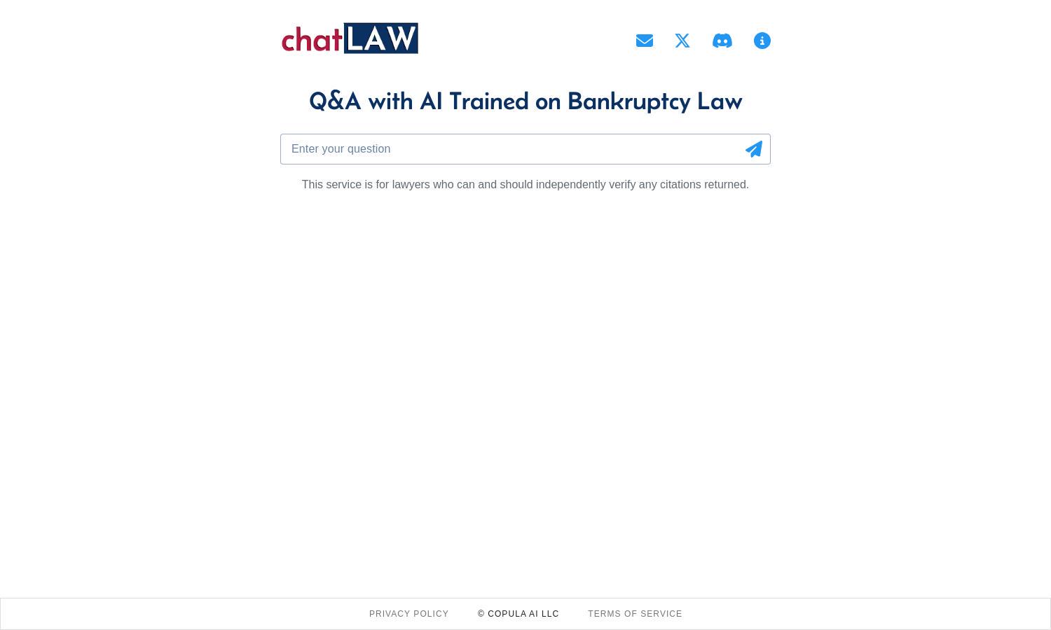 ChatLaw Website