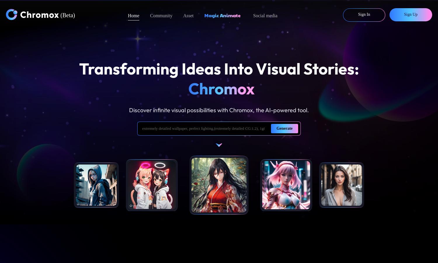 Chromox Website