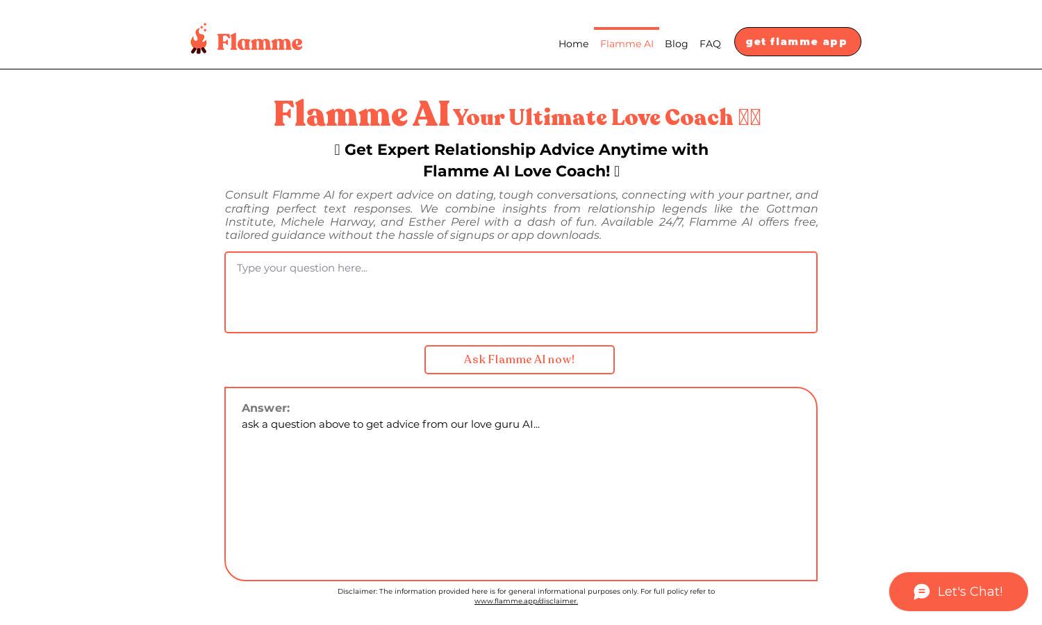 Flamme AI Website