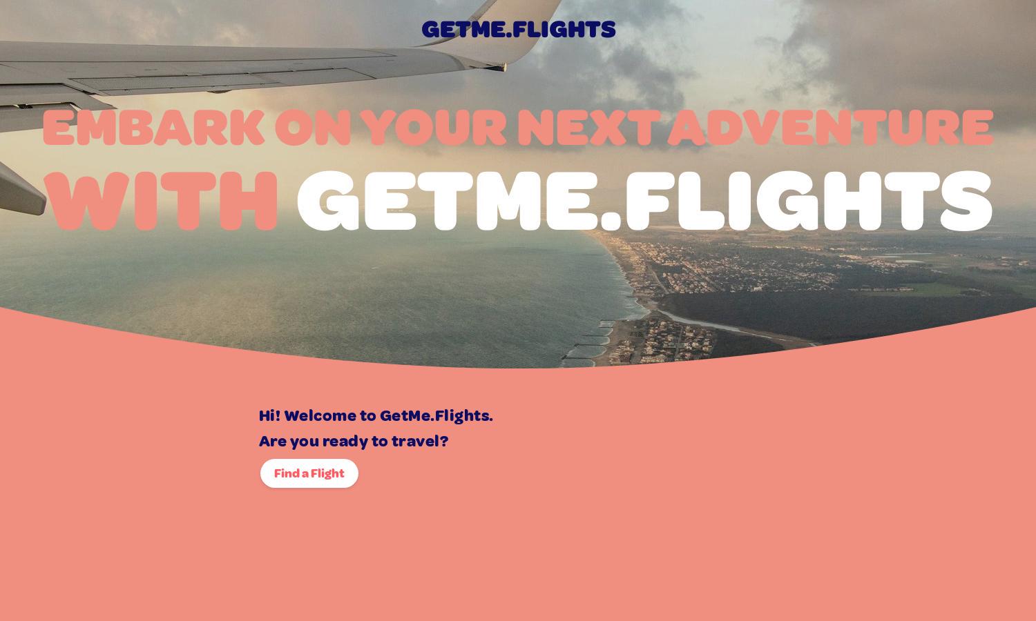 GetMe.Flights Website