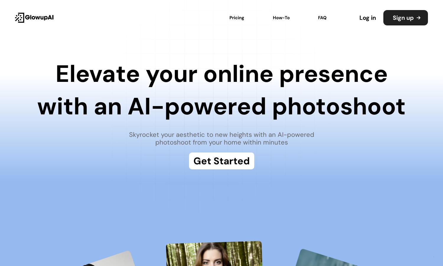 Glowup AI Website