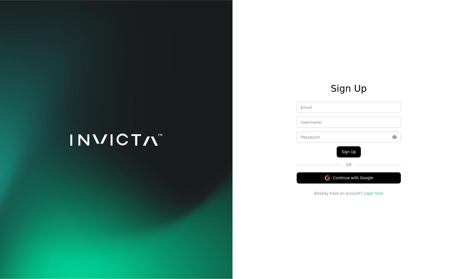 Invicta AI Website