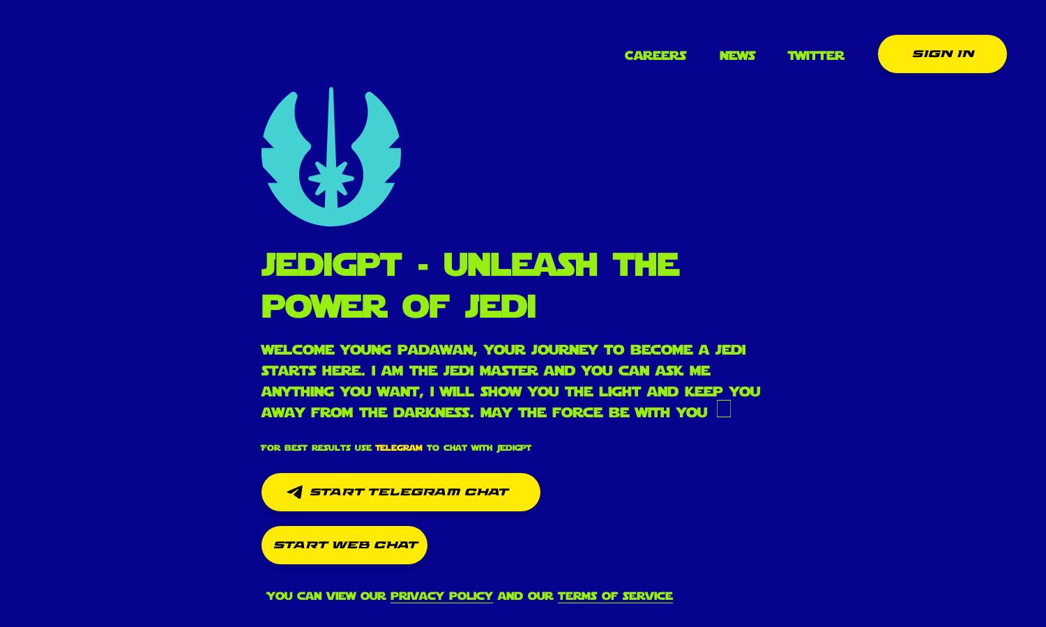 JediGPT Website