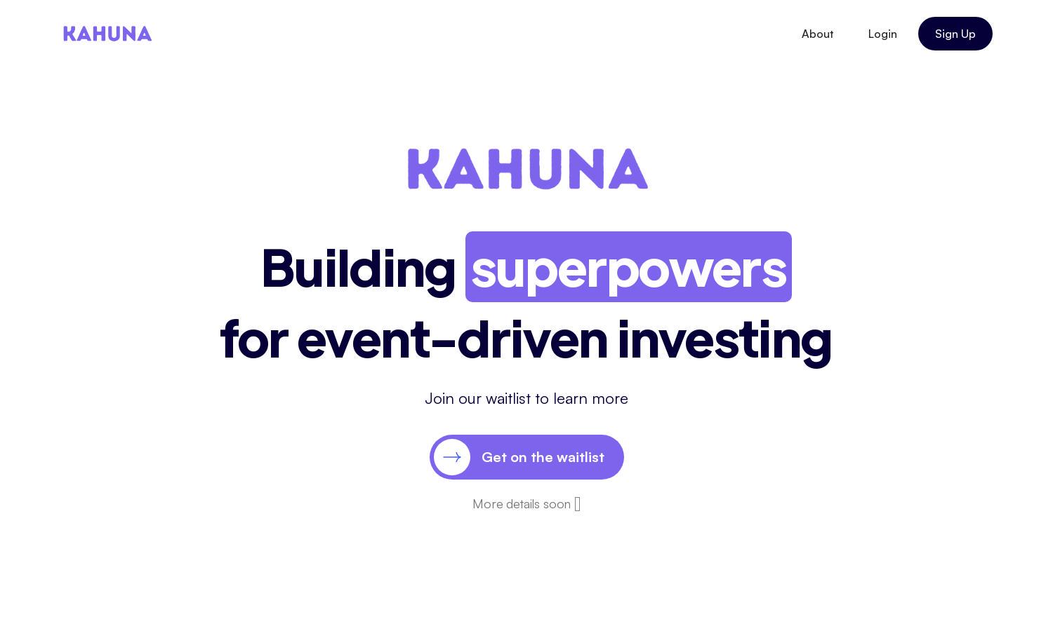 Kahuna Website