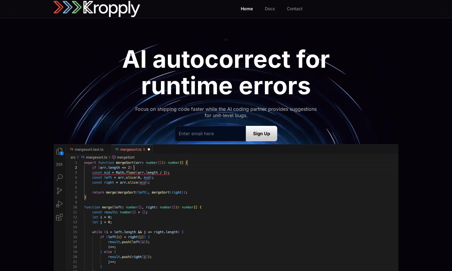 Kropply Website