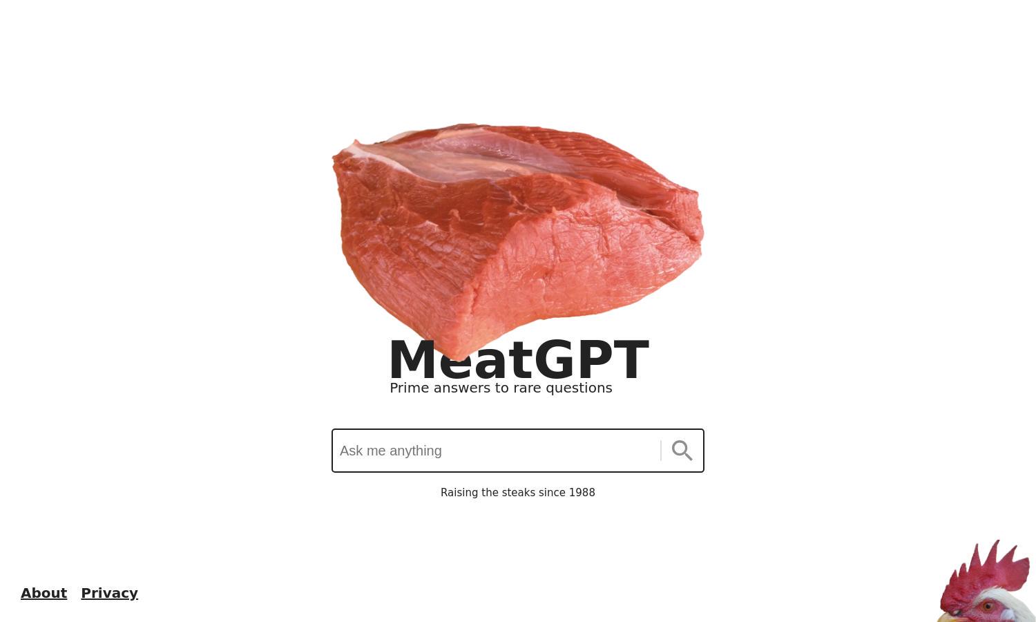 MeatGPT Website