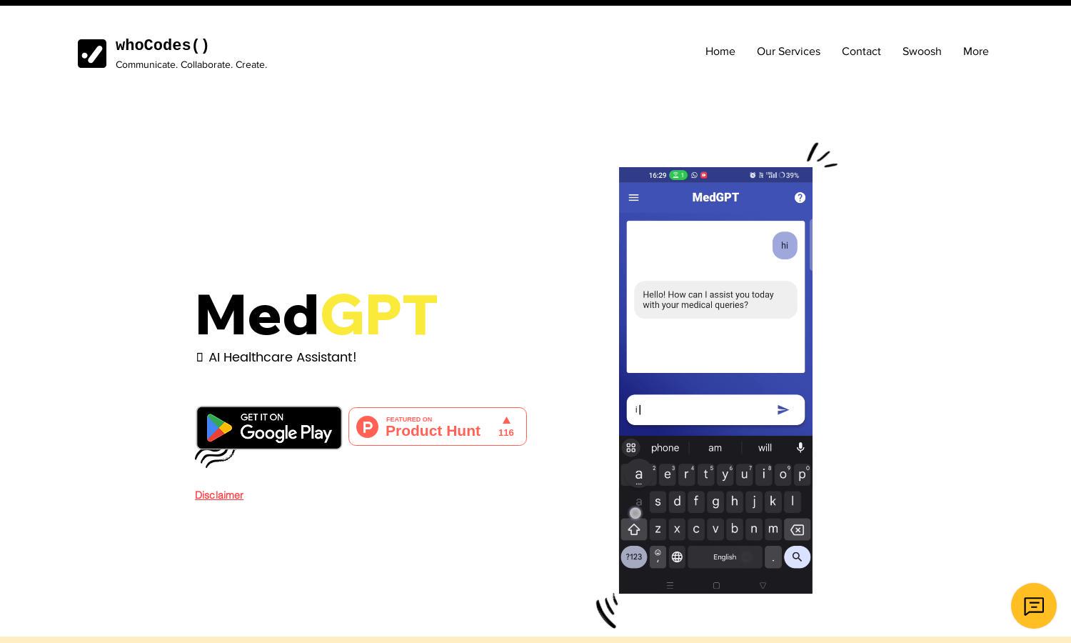 MedGPT Website