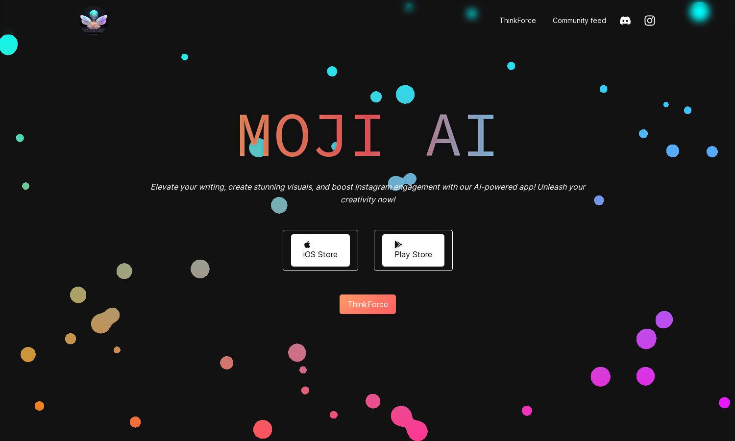 Moji AI Website