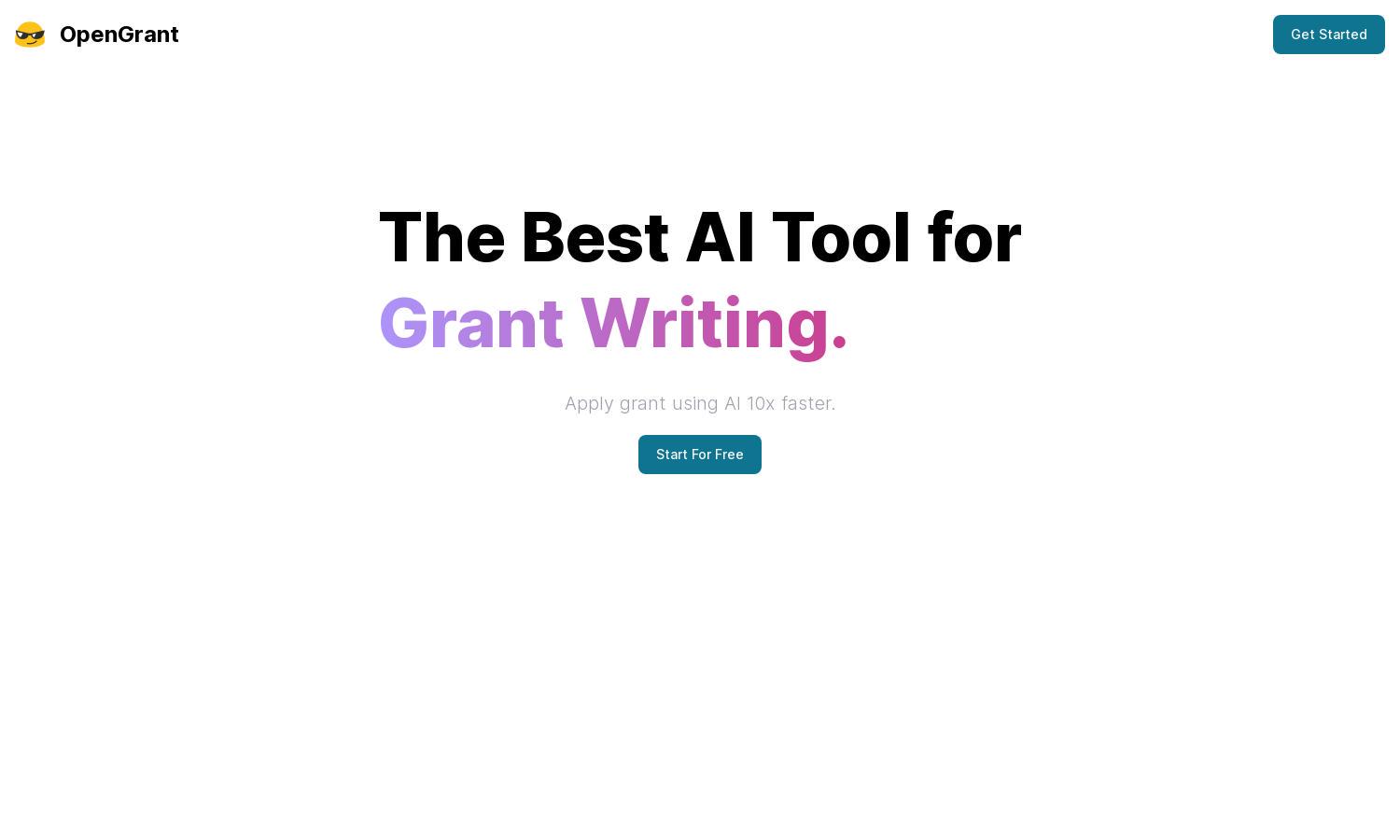 OpenGrant Website