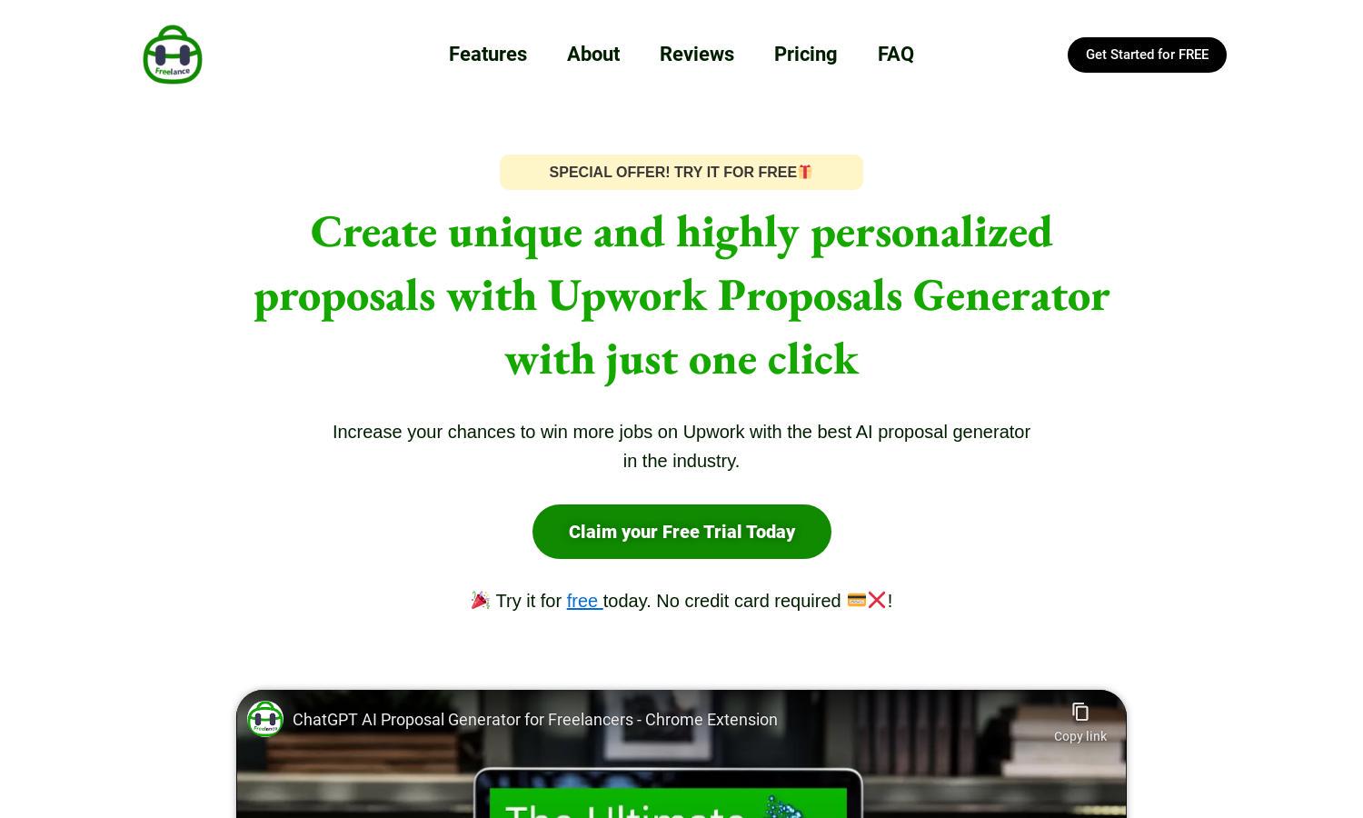 Proposals Generator Website