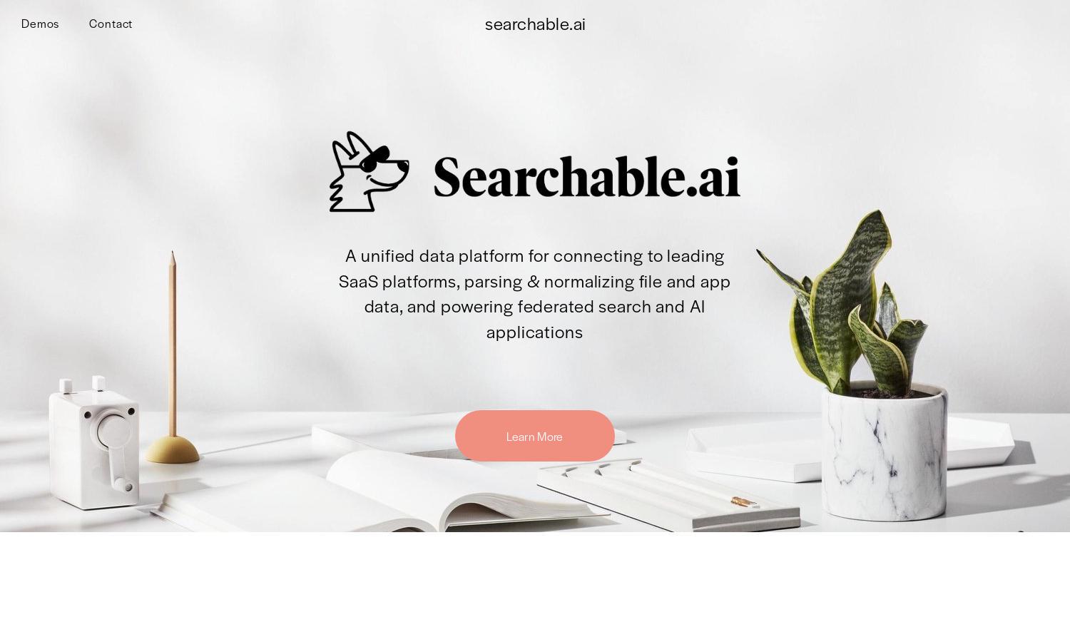 searchable.ai Website