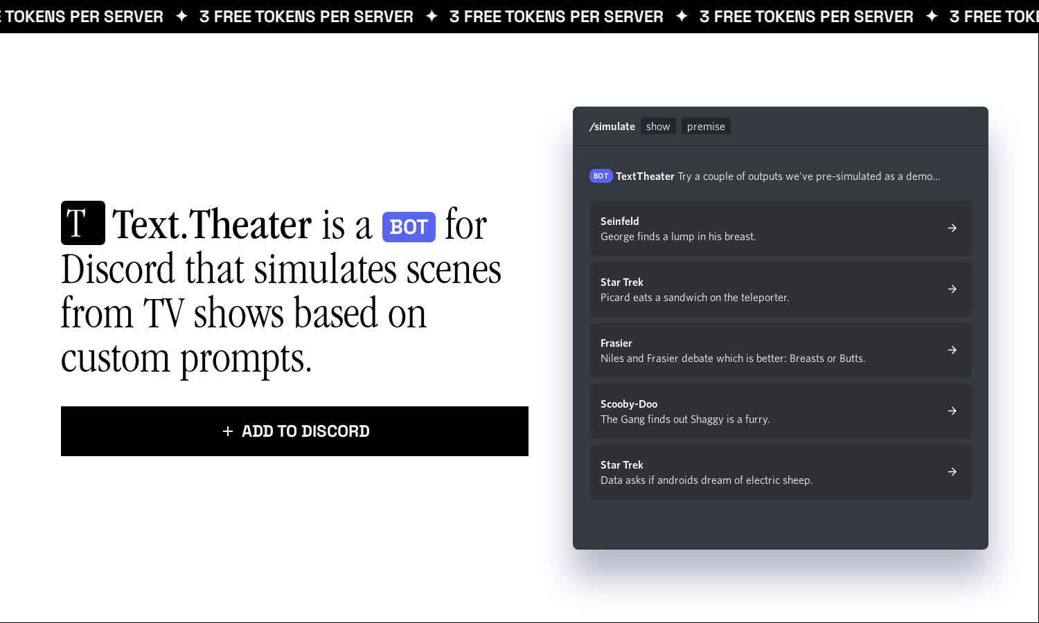 Text.Theater Website