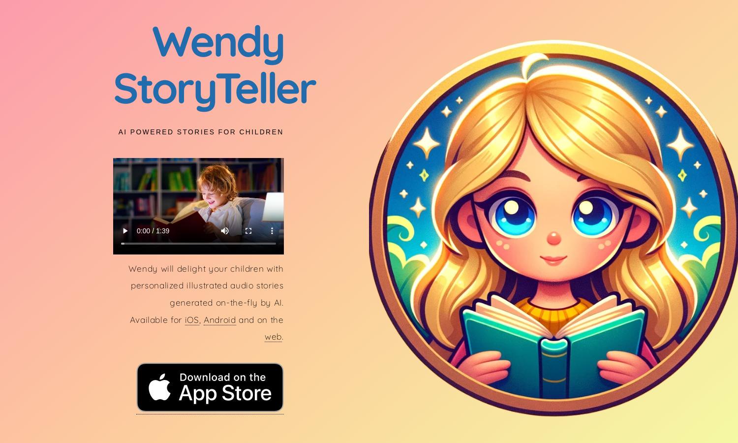 Wendy StoryTeller Website